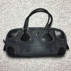 Prada woven purse